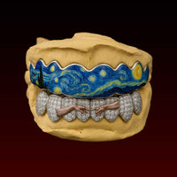 Color Enamel Custom Moissanite Grillz
