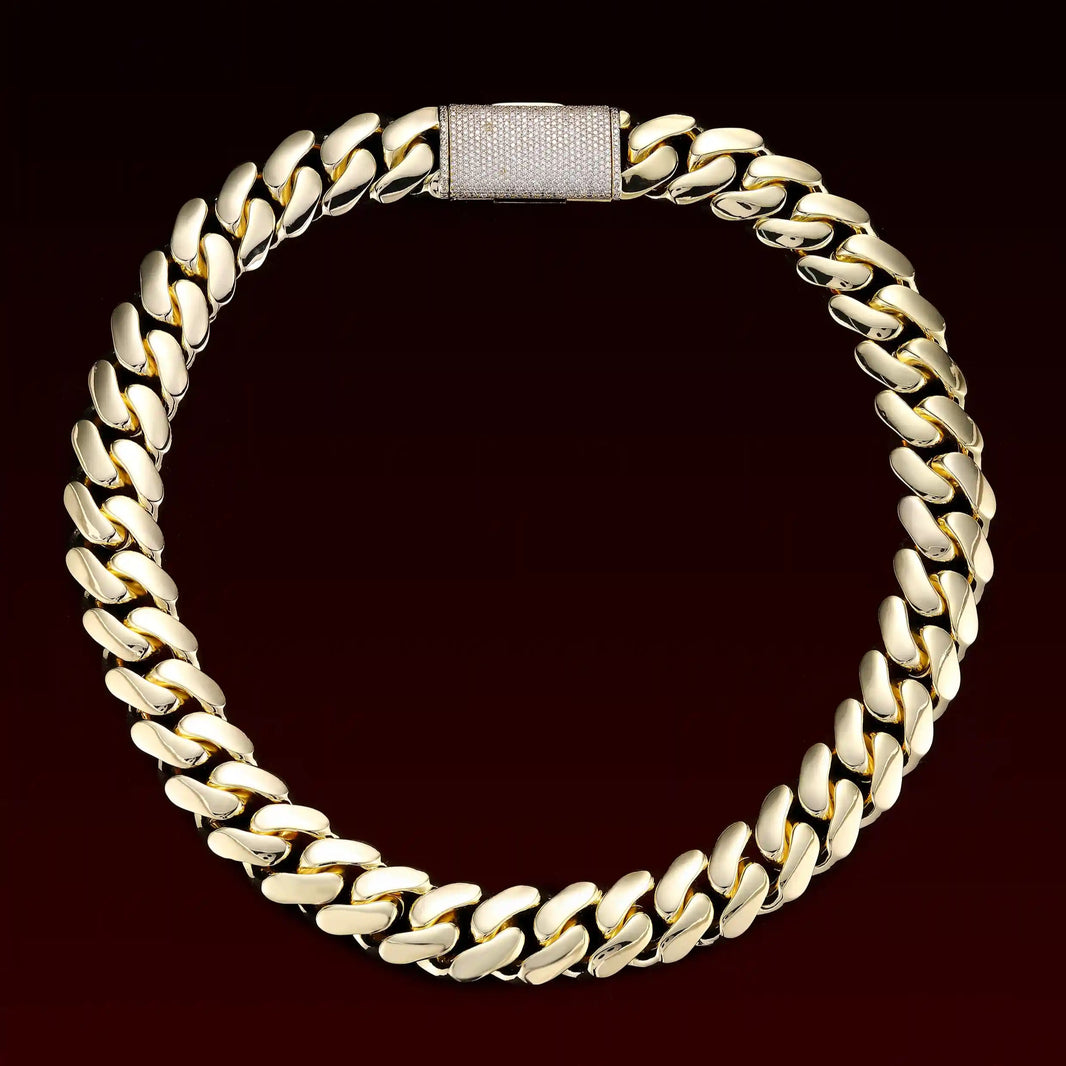 Miami Cuban Chain With Iced Clasp