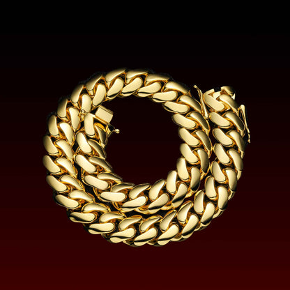 18K Thickness Miami Cuban Chain
