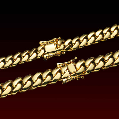 18K Thickness Miami Cuban Chain