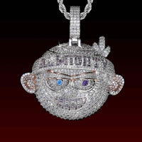 Grillz Boy Iced Out Pendant