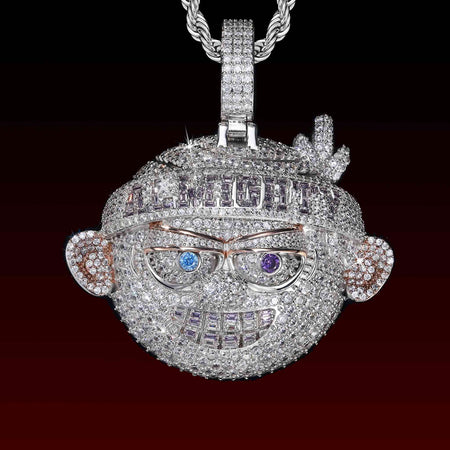 Grillz Boy Iced Out Pendant