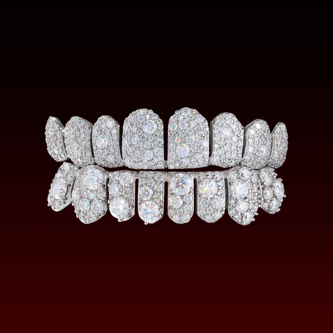 Galaxy Mosaic Set Moissanite Custom Grillz