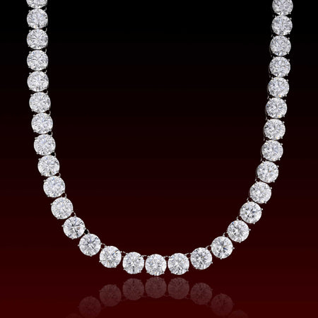 S925 10MM Moissanite Tennis Chain