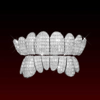Pave Baguette Cut  Custom Moissanite Grillz