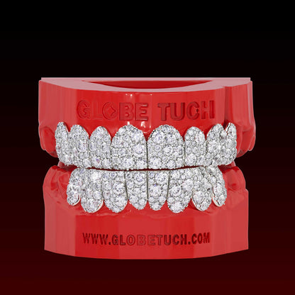 Mosaic Set Moissanite Custom Grillz