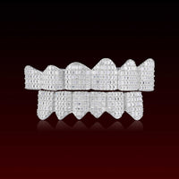 Pave Baguette Cut  Custom Moissanite Grillz