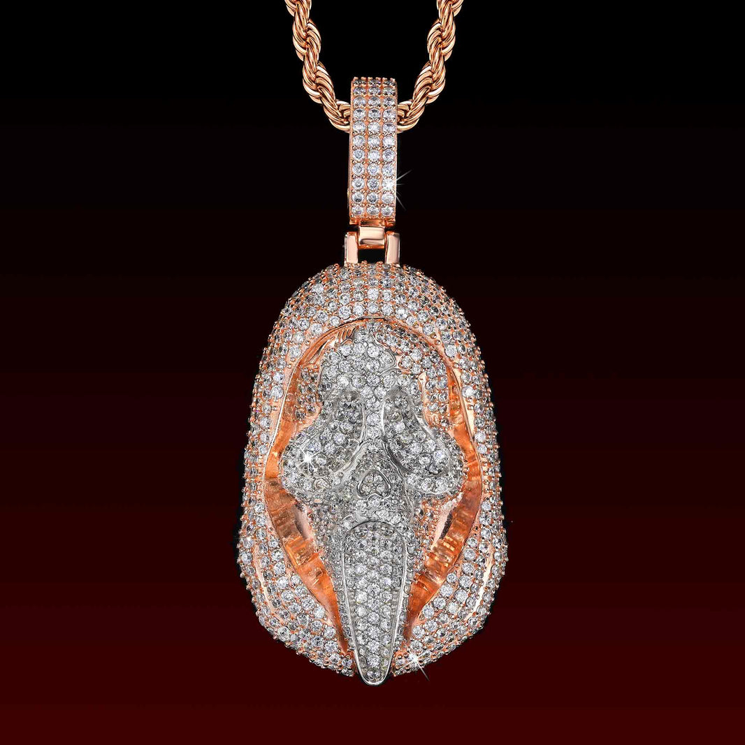 Screaming Reaper Iced Out Pendant