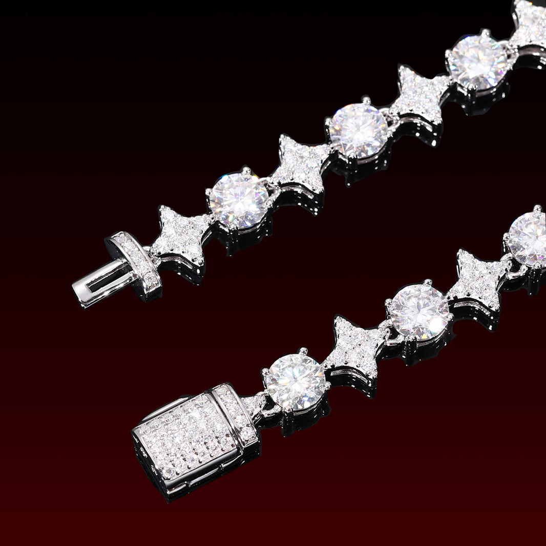 S925 Sparkles Moissanite Bracelet