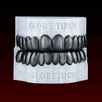 Black Gold Polished Custom Grillz
