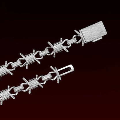 Iced 19MM Barbed Wire Bracelet