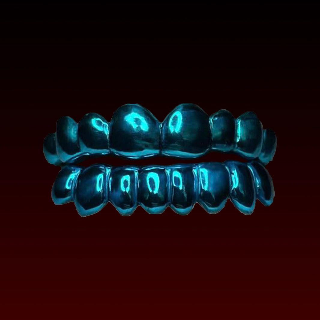 Color Plated Polished Custom Grillz