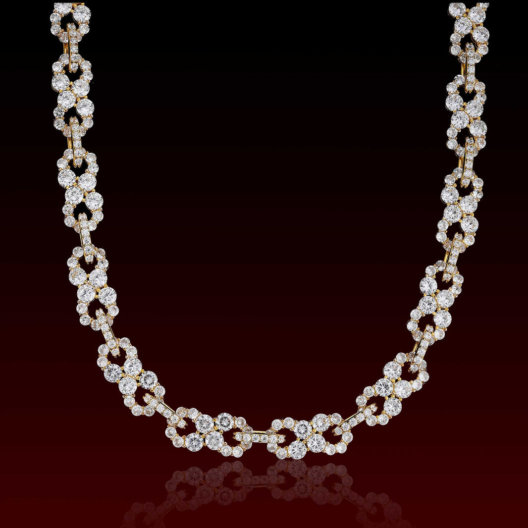 S925 10MM Infinity Moissanite Chain
