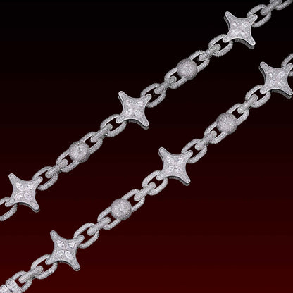 Ball Star Mariner Iced Out Chain