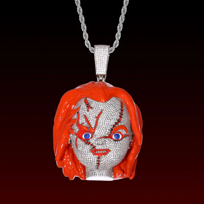 Scar Doll Iced Out Pendant