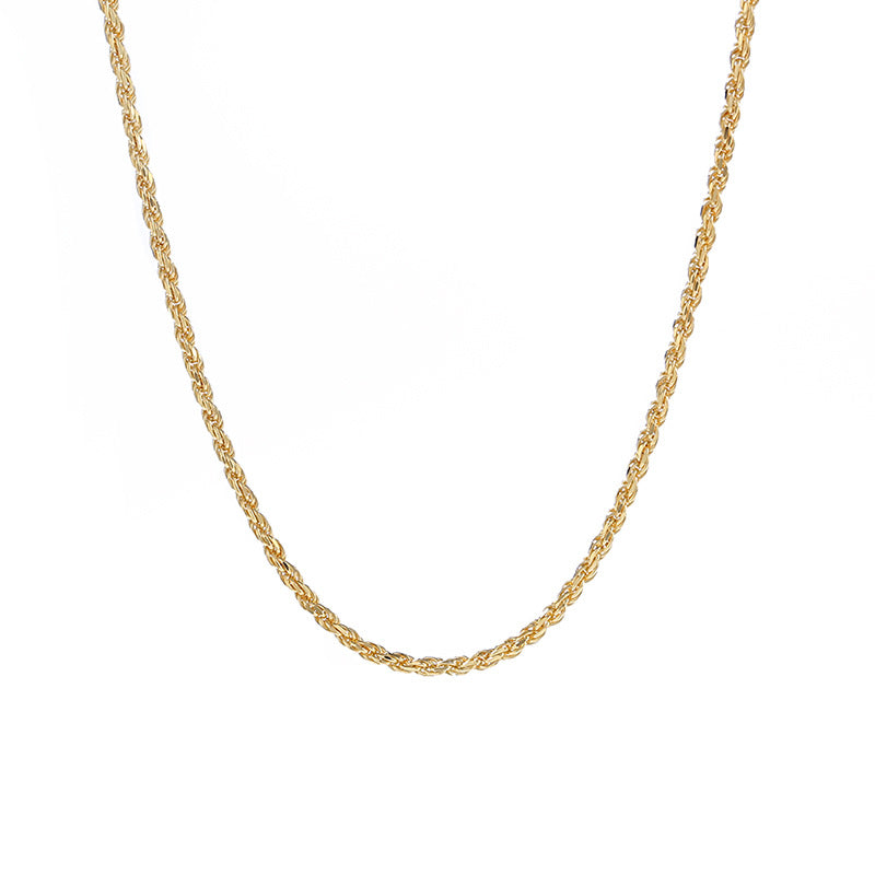 S925 Sterling Silver Rope Chain