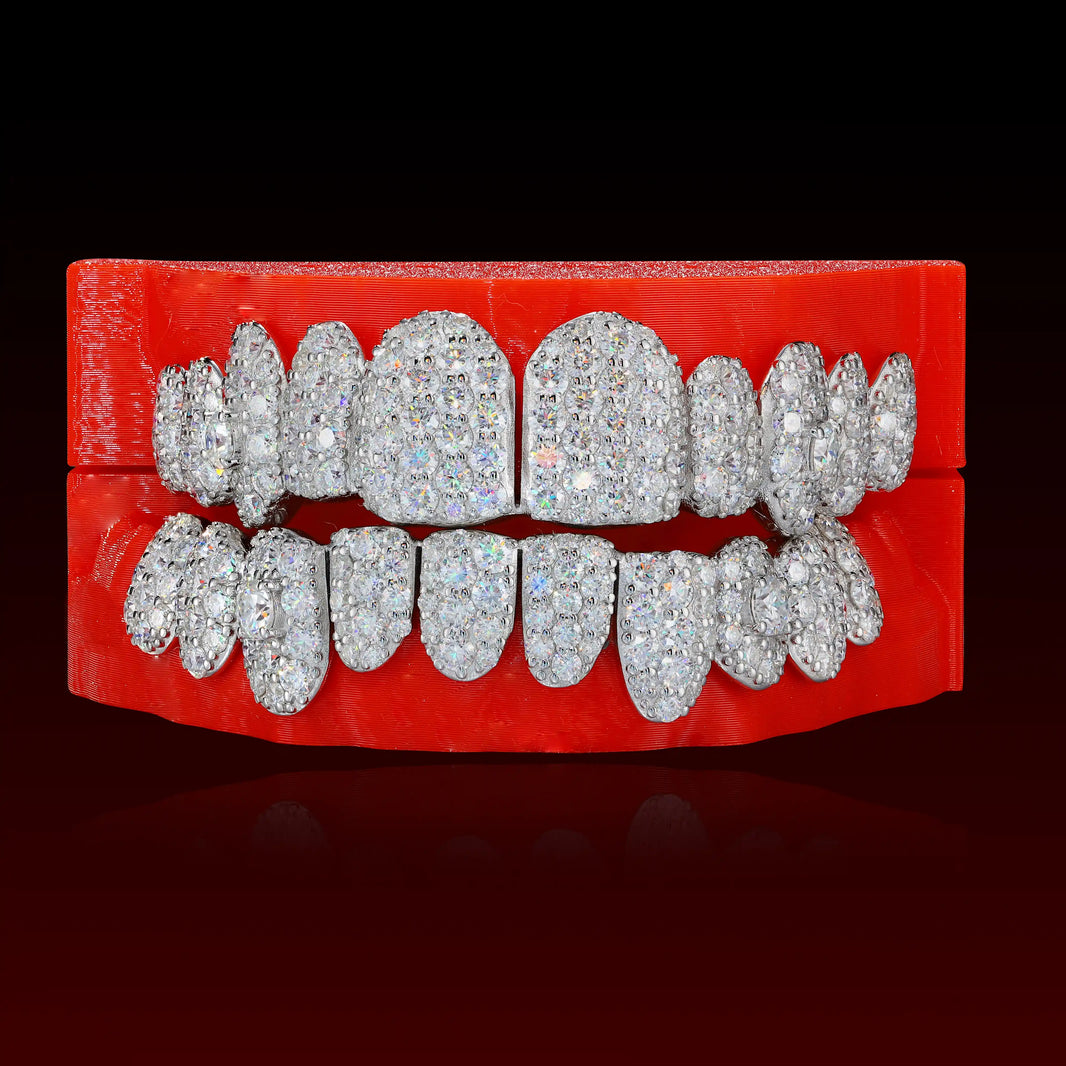 Honeymoon Fang Jumbo Set Custom Moissanite Grillz