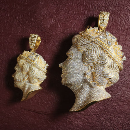 Custom 3D Queen Iced Out Pendant