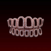 Open Face Custom Moissanite Grillz