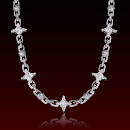 Ball Star Mariner Iced Out Chain