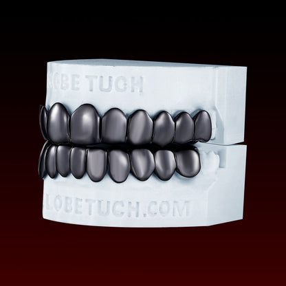 Black Gold Polished Custom Grillz