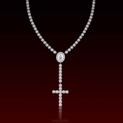 Micro Clustered Rosary Tennis Chain