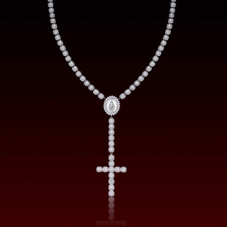 Micro Clustered Rosary Tennis Chain
