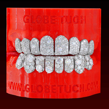 Galaxy Mosaic Set Moissanite Custom Grillz