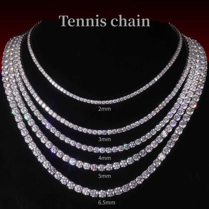 S925 Moissanite Tennis Chain