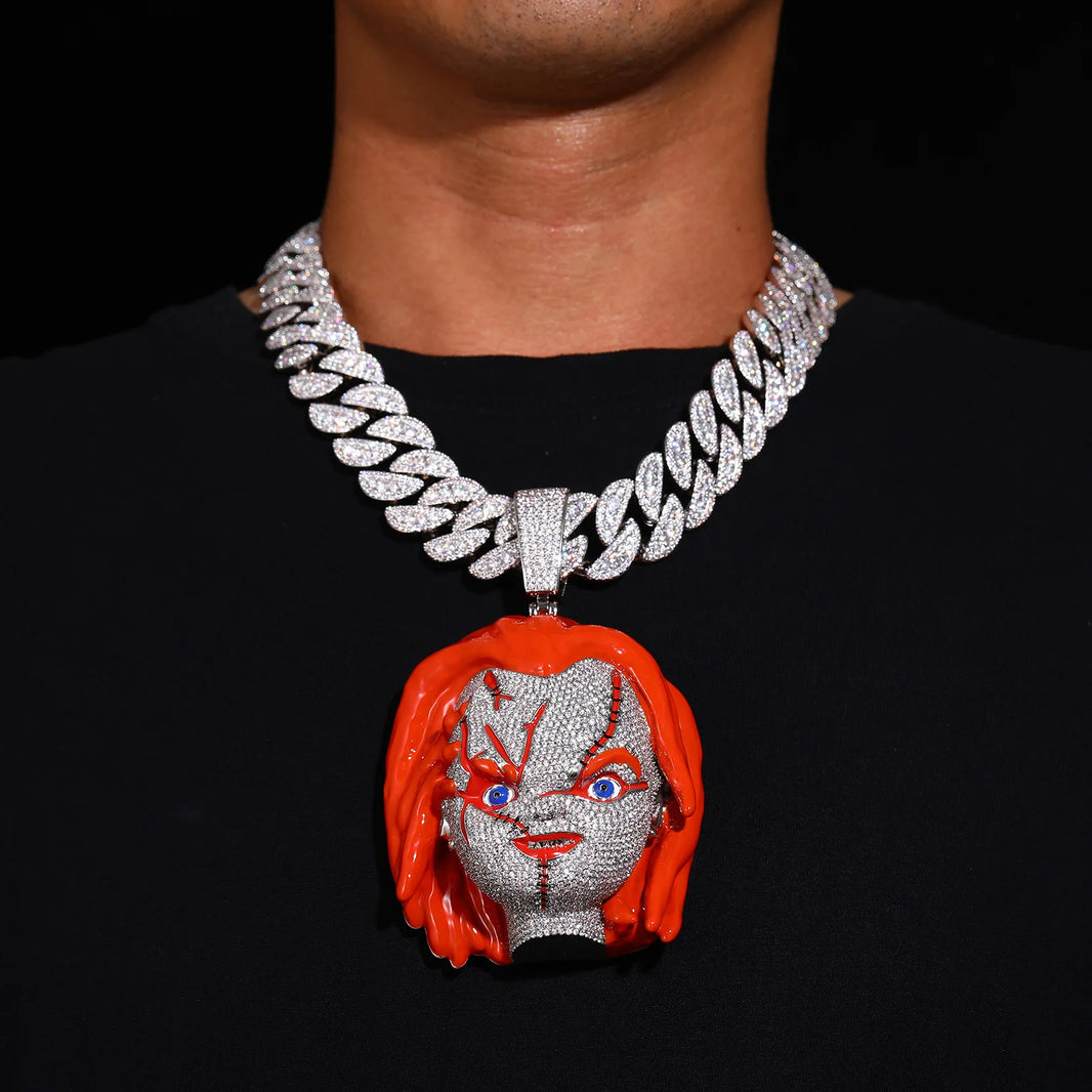 Scar Doll Iced Out Pendant
