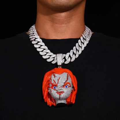 Scar Doll Iced Out Pendant