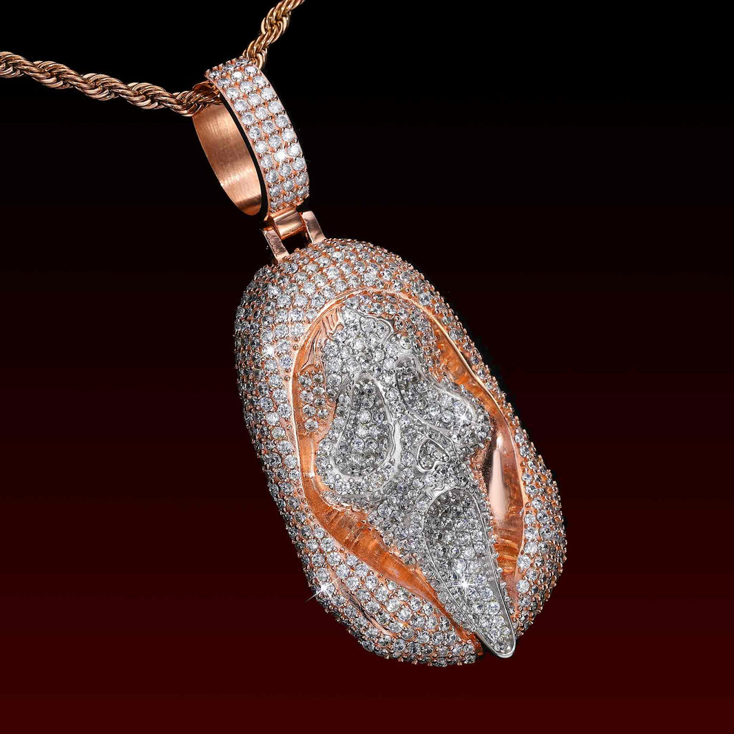 Screaming Reaper Iced Out Pendant