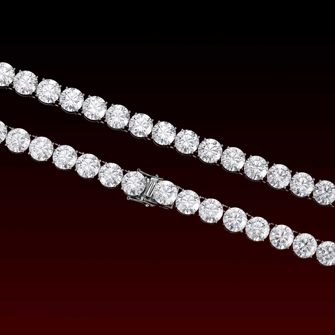 S925 10MM Moissanite Tennis Chain