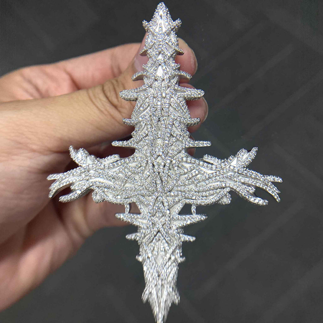 Upside Down Antagonist Cross Pendant