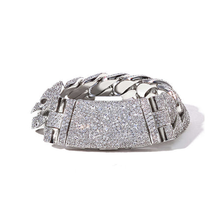 22MM Galaxy Set Iced Cuban Bracelet