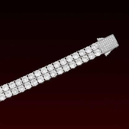 10MM Two Row Tennis Bracelet