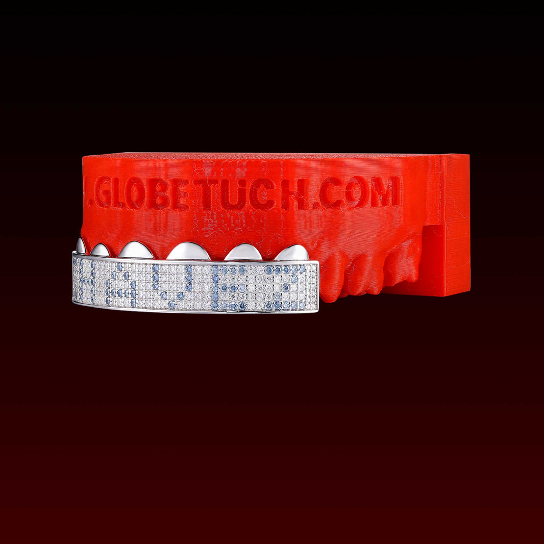 Letter Bar Custom Moissanite Grillz