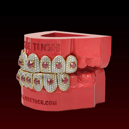 Center Gemstone Custom Moissanite Grillz