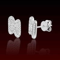 Lightning Moissanite Stud Earrings