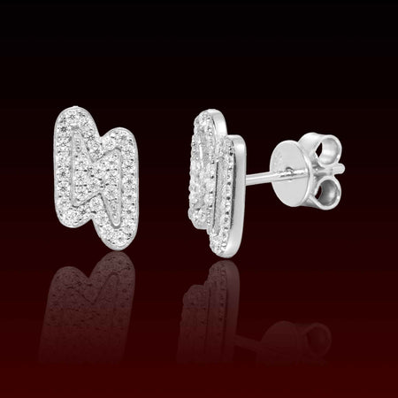 Lightning Moissanite Stud Earrings