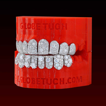Galaxy Mosaic Set Moissanite Custom Grillz
