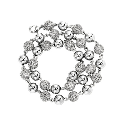 6/8/10MM Iced Out Ball Chain