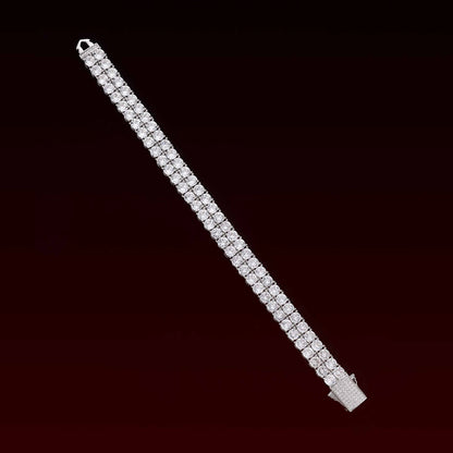 10MM Two Row Tennis Bracelet