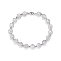 S925 Iced Ball Moissanite Bracelet