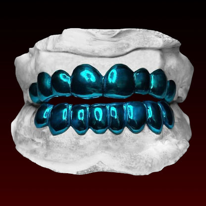 Color Plated Polished Custom Grillz