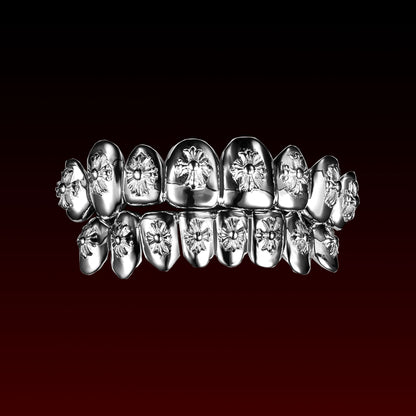 Cross Carving Polished Custom Grillz