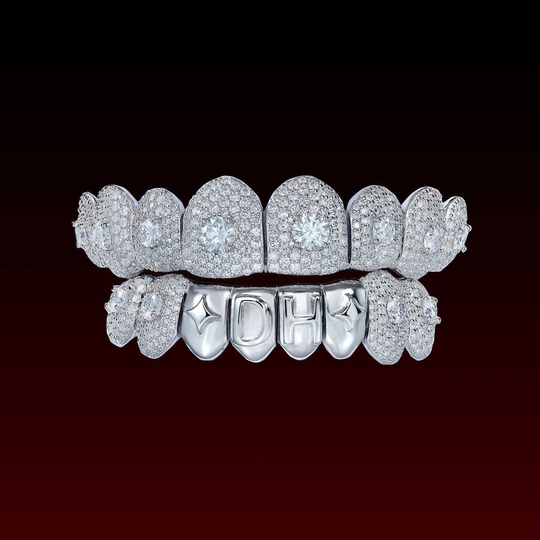 Letter Designer Collaboration Custom Moissanite Grillz
