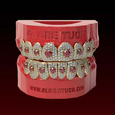 Center Gemstone Custom Moissanite Grillz