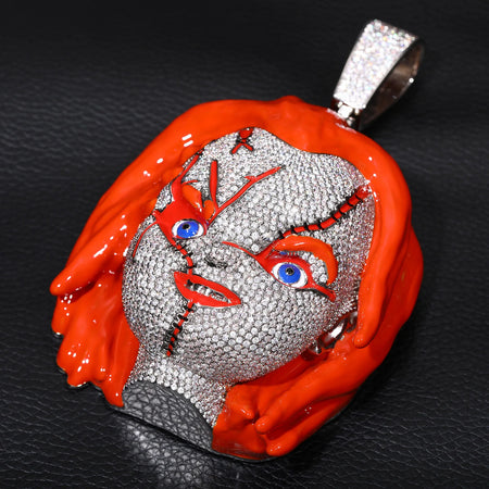Scar Doll Iced Out Pendant