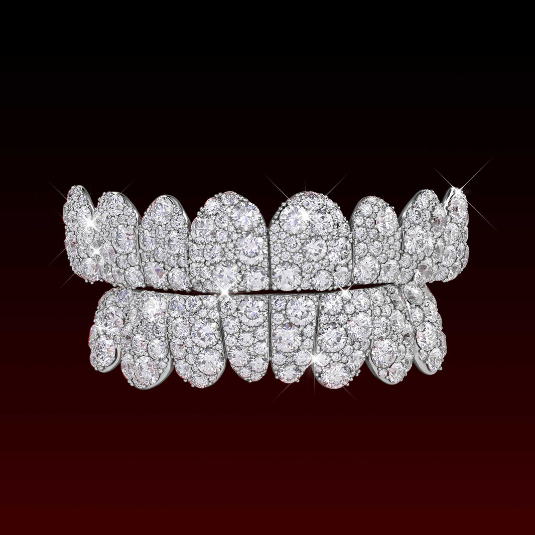 Mosaic Set Moissanite Custom Grillz